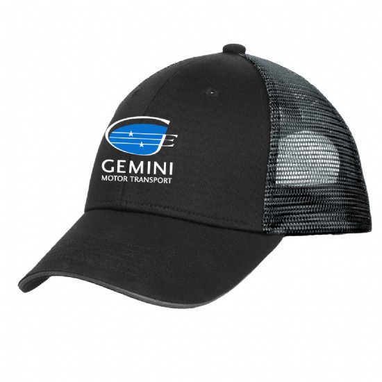 Double Mesh Snapback Sandwich Bill Cap