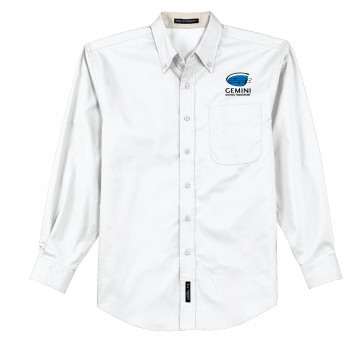Tall Long Sleeve Easy Care Button Down Shirt
