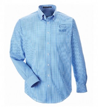 Devon & Jones Men's Crown Woven Collection Gingham Check