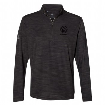 Men's Adidas Lightweight Melange 1/4 Zip Pullover