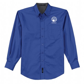 Long Sleeve Easy Care Button Down Shirt