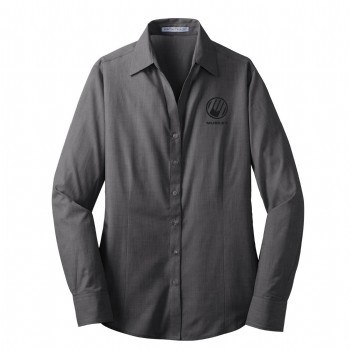Ladies Crosshatch Easy Care Shirt