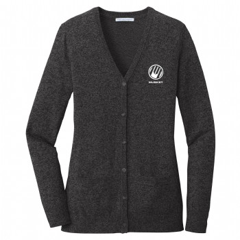 Ladies Marled Cardigan Sweater