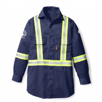 Uniform Shirt with Reflective Trim